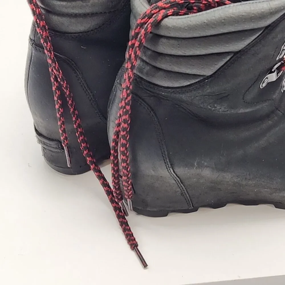 Sorel Boots Winter Snow Women Sz 10 Black Leather 2.5